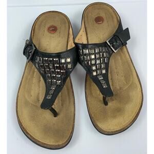 Clarks Unstructured Sandals UnDrizzel Thong Leathe